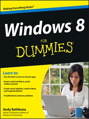 cover image of Windows 8 For Dummies